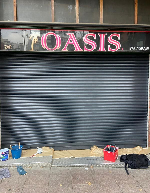 Antigraffiti imagen después de limpiar